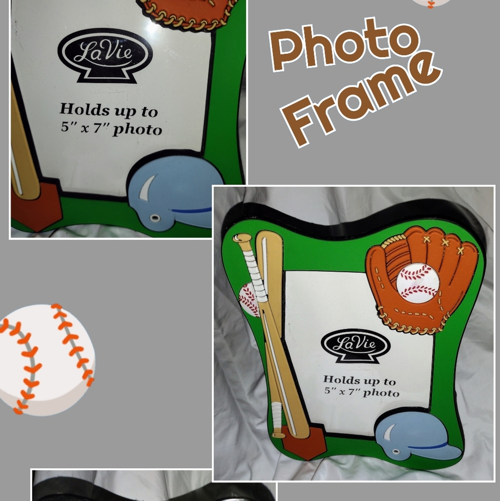 Baseball Themed Photo Frame